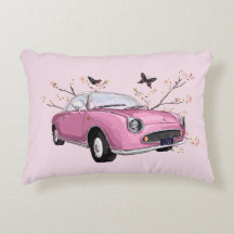Pink Figaro accent pillow - rugkussen
