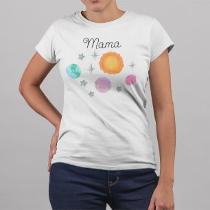Pink First Trip Around The Sun Mama 1st birthday T-Shirt