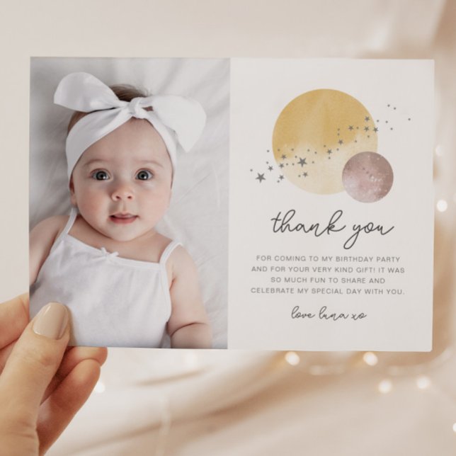 Pink First Trip Around The Sun Photo Thank You (Creator Uploaded)