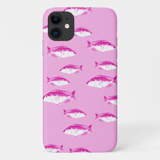 Pink fish Case-Mate iPhone case (Back)