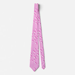 Pink fish tie