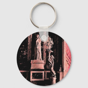 Pink Fisheye Versailles Statue Key Ring