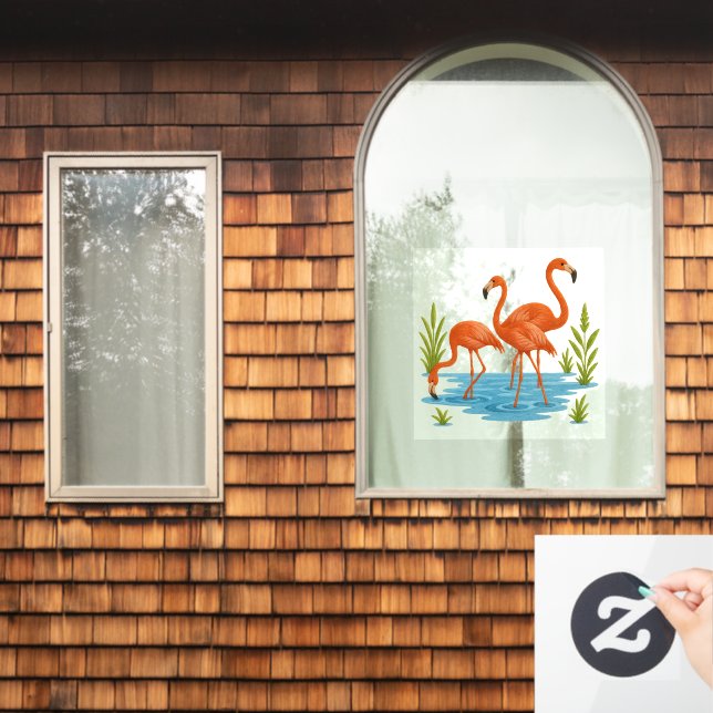Pink flamingo (Home Window)