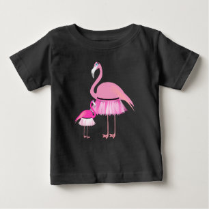 Pink Flamingo - Baby Fine Jersey T-Shirt Baby T-Shirt