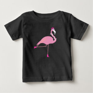 Pink Flamingo - Baby Fine Jersey T-Shirt T-Shirt