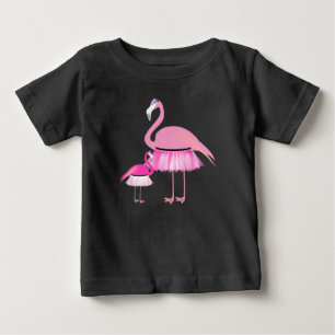 Pink Flamingo - Baby Fine Jersey T-Shirt T-Shirt