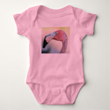 Pink Flamingo Baby Romper with TuTu