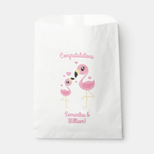 Pink Flamingo Baby Shower Favour Bags