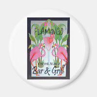 Pink Flamingo Bar & Grill Beach Drink Theme