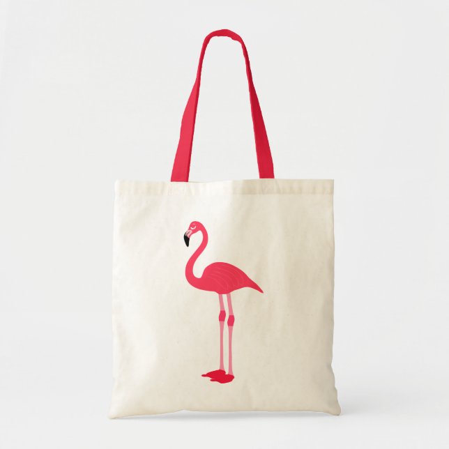 Pink Flamingo Bird-64305 Tote Bag (Front)