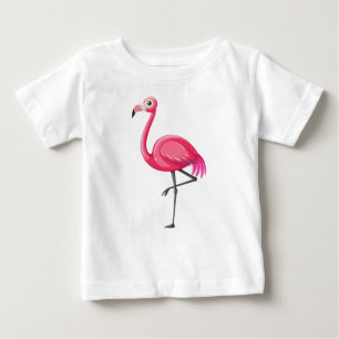Pink Flamingo Bird-89686 Baby T-Shirt