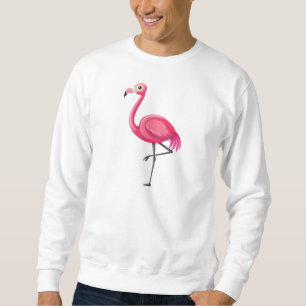 Pink Flamingo Bird-89686 Sweatshirt