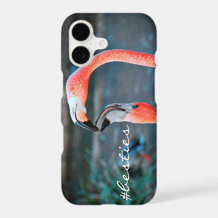 Pink Flamingo Bird Friends Photo Besties Script