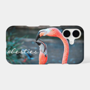 Pink Flamingo Bird Friends Photo Besties Script