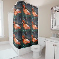 Pink Flamingo Birds Photo Collage Bold Modern Chic