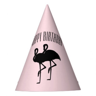 Pink Flamingo Birthday Party Hat
