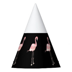 Pink Flamingo Birthday Party Hats