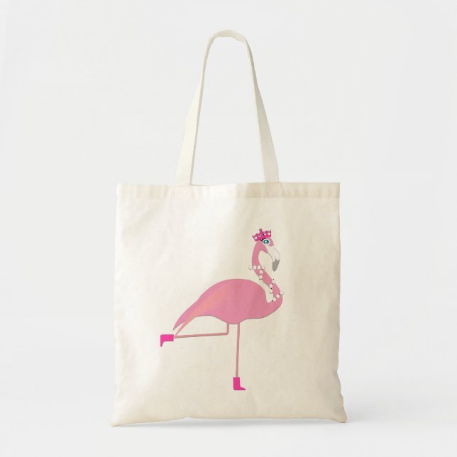Pink Flamingo Budget Tote (Front)