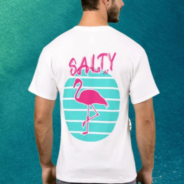 Pink Flamingo by Salty AF T-Shirt (Creator Uploaded)
