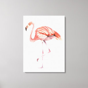 Pink Flamingo Canvas Print