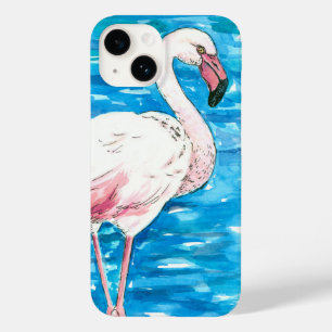 Pink flamingo Case-Mate iPhone 14 case