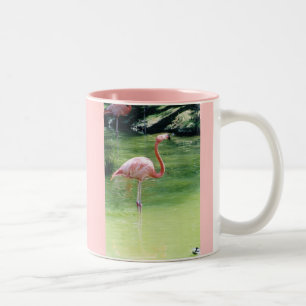 Pink Flamingo Coffee Cup