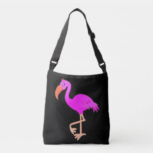 Pink Flamingo Crossbody Bag Custom Colours