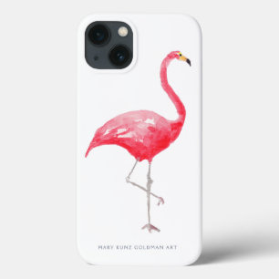 Pink Flamingo Cute Tropical Bird Rainforest iPhone 13 Case