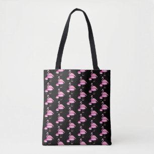 Pink Flamingo Design - Custom All-Over-Print Tote