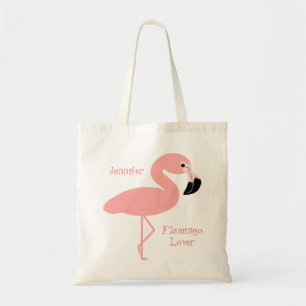 Pink Flamingo Design Tote Bag