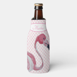 Pink Flamingo Flamingo Trellis Bottle Cooler