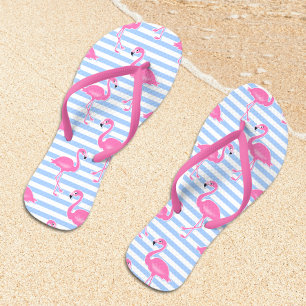 Pink Flamingo Fun Pattern Jandals