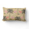 Pink Flamingo in Palm trees home decor pillow