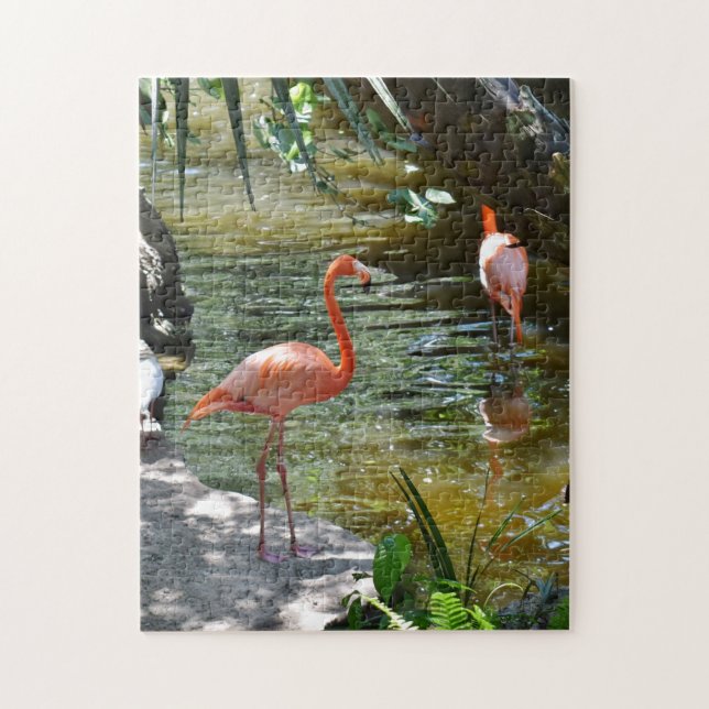 Pink Flamingo Jigsaw Puzzle (Vertical)