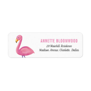 Pink Flamingo Modern Baby Shower