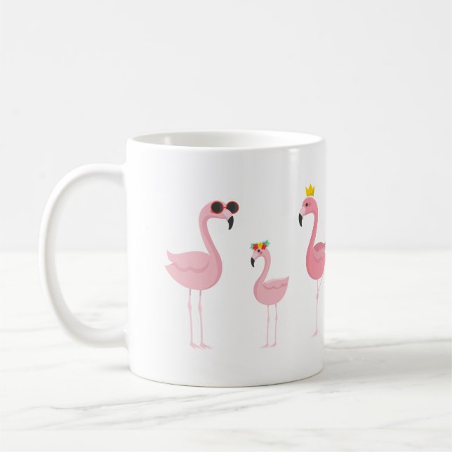 Pink Flamingo Mug (Left)