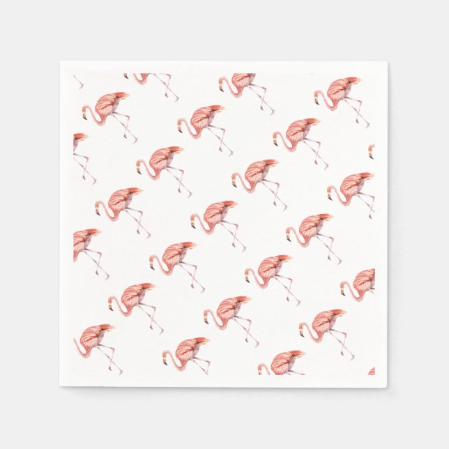 Pink Flamingo Napkin (Front)