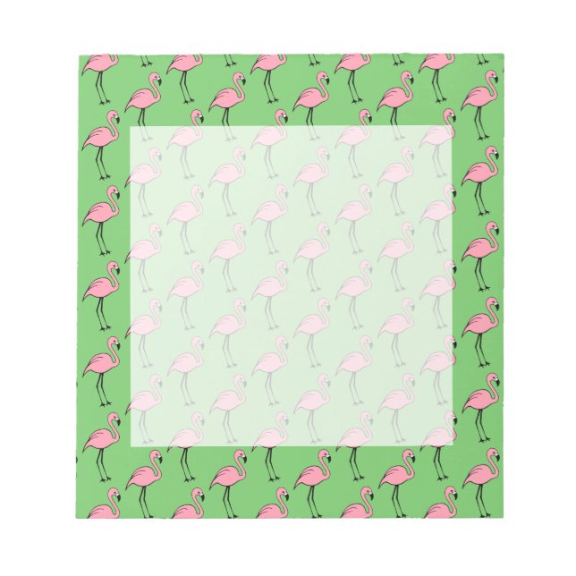Pink Flamingo Notepad Gift (Front)