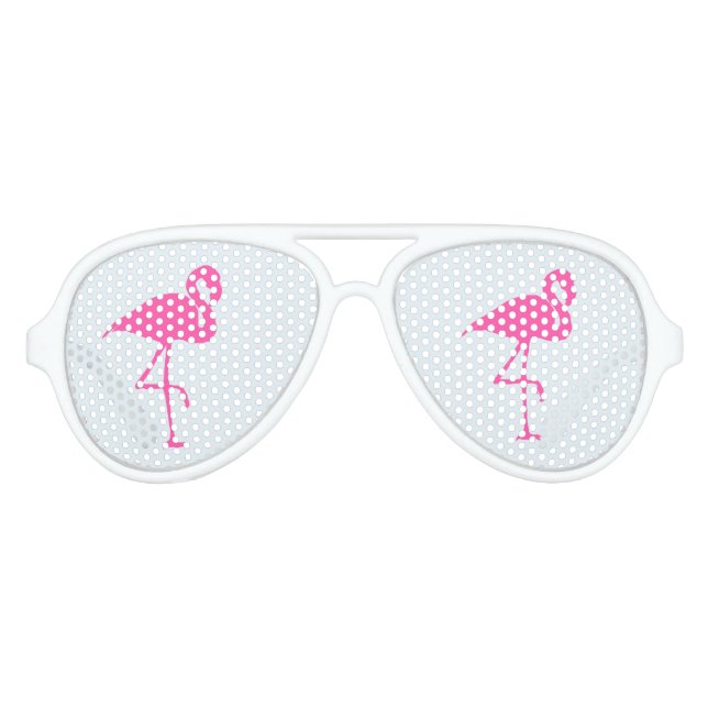PINK FLAMINGO NOVELTY SUNGLASSES (Front)