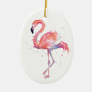 Pink Flamingo Ornament