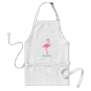 Pink Flamingo Personalized Apron