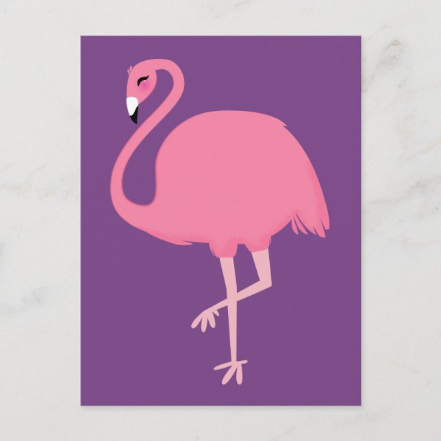 Pink Flamingo postcard (Front)