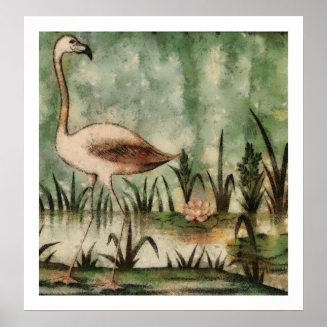 Pink Flamingo Poster (Front)