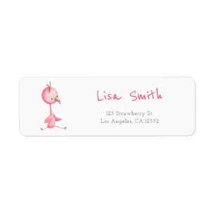 Pink Flamingo Return Address