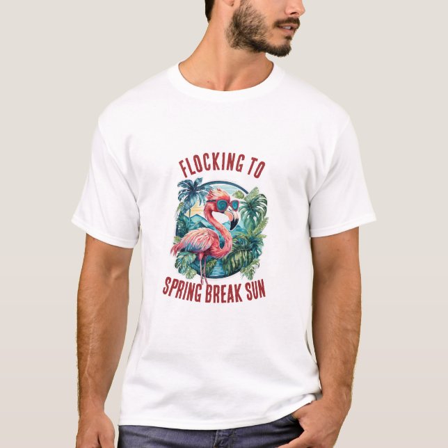 Pink Flamingo, Spring Fling Go Group T-Shirt (Front)