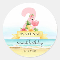 Pink Flamingo Summer 2nd Birthday