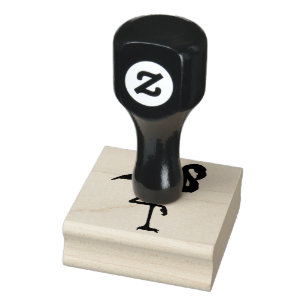 Pink Flamingo Summer Beach Print Pattern Rubber Stamp