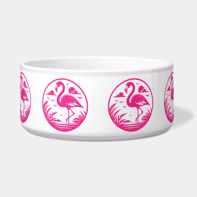 Pink Flamingo Summer Circle Design-68730 (Front)