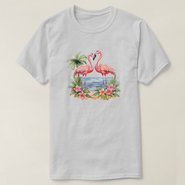 Pink Flamingo T-Shirt (Design Front)