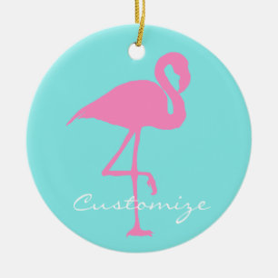 Pink Flamingo Thunder_Cove Ceramic Tree Decoration